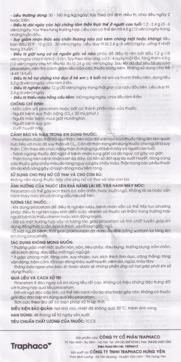 Viên nang cứng Piracetam 400mg Traphaco điều trị triệu chứng chóng mặt, suy giảm trí nhớ (6 vỉ x 10 viên) 
