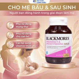 Viên hỗ trợ sức khỏe phụ nữ mang thai Blackmores Pregnancy & Breast - Feeding Gold (60 viên) 4