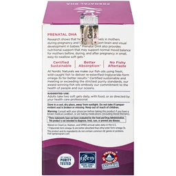 Viên uống cho phụ nữ mang thai và cho con bú Nordic Naturals Prenatal DHA (90 viên)