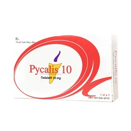 Thuốc Pycalis 10 Pymepharco điều trị rối loạn cương dương (1 vỉ x 1 viên)