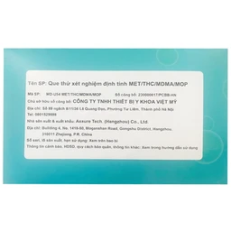 Que thử ma túy 4 chân Fastep DOA Drug Test (MET THC MDMA - MOP) (25 cái) 5