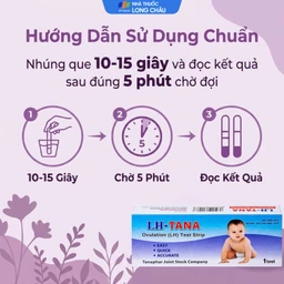 Que thử rụng trứng LH-Tana (12 cái) dùng xác định ngày rụng trứng nhanh chóng, đơn giản 7