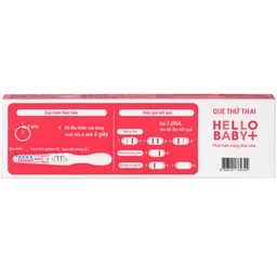 Que thử thai Humasis Hello Baby+ dạng bút giúp phát hiện sớm thai kỳ sau 7-10 ngày thụ thai