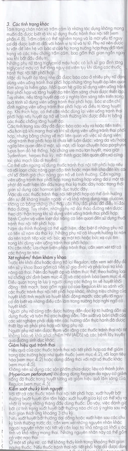 Thuốc Regulon Gedeon tránh thai hằng ngày (1 vỉ x 21 viên)