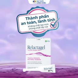 Gel phụ khoa Relactagel Lactate Vaginal (7 tuýp x 5ml) hỗ trợ điều trị viêm phụ khoa, phòng ngừa tái phát viêm âm đạo