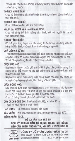 Thuốc nhỏ mũi Rhinex 0.05% Uphace giảm sung huyết, viêm xoang, viêm mũi dị ứng (15ml)