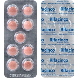 Thuốc Rifacinco 200mg Hà Nam điều trị tiêu chảy du lịch do E. coli không xâm nhập (3 vỉ x 9 viên) 5