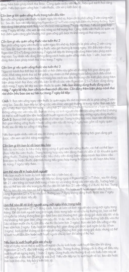 Thuốc Rigevidon 21+7 Gedeon dùng cho tránh thai (3 vỉ x 28 viên) 