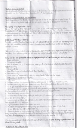 Thuốc Rigevidon 21+7 Gedeon dùng cho tránh thai (3 vỉ x 28 viên) 