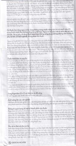 Thuốc Rigevidon 21+7 Gedeon dùng cho tránh thai (3 vỉ x 28 viên) 