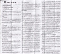 Thuốc Risperidon 2 Hasan điều trị bệnh tâm thần phân liệt (5 vỉ x 10 viên) 