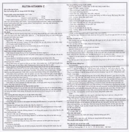 Thuốc Rutin-Vitamin C Mekophar hỗ trợ điều trị các hội chứng chảy máu, xơ cứng (10 vỉ x 10 viên)