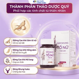 Viên hỗ trợ tăng cường nội tiết tố nữ Sâm Nhung Tố Nữ Tuệ Linh (30 viên) 5