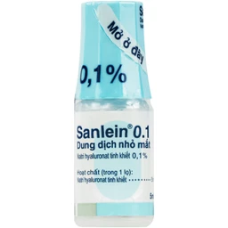 Thuốc nhỏ mắt Sanlein 0.1% Santen hỗ trợ điều trị rối loạn biểu mô kết giác mạc (5ml) 4