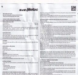 Thuốc SaViMetoc giảm đau do co thắt cơ (3 vỉ x 10 viên)