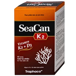 Viên uống giúp xương, răng chắc khỏe Seacan K2 Traphaco (6 vỉ x 10 viên)
