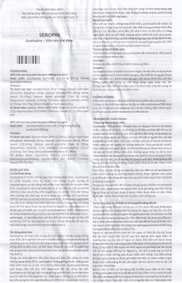Thuốc Seropin 200mg Genepharm điều trị tâm thần phân liệt, hưng cảm lưỡng cực, trầm cảm lưỡng cực (6 vỉ x 10 viên)