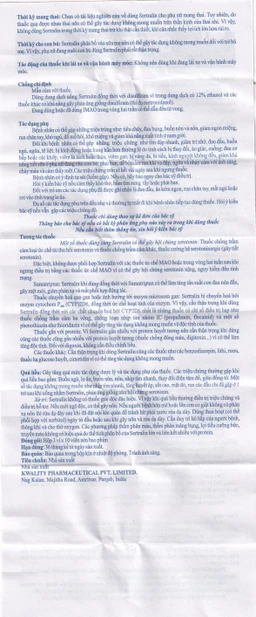 Thuốc Sertil 50 Kwality Pharmaceutical điều trị bệnh trầm cảm, hội chứng hoảng sợ (3 vỉ x 10 viên)