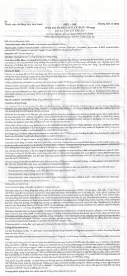 Thuốc Sife-100mg Hetero điều trị rối loạn chức năng cương dương ở nam giới (5 hộp x 4 viên)