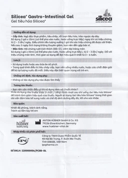 Gel tiêu hoá Silicea (30 gói x 15ml) hỗ trợ điều trị các triệu chứng cấp hoặc mãn tính về đường tiêu hóa