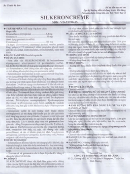 Kem bôi ngoài da Silkeron Creme Phil giảm triệu chứng viêm da (10g)