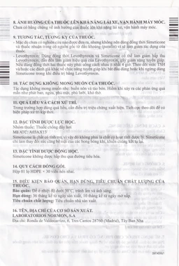 Viên nhai Simeticone Normon 40mg chống đầy hơi và chướng bụng (Lọ 30V)