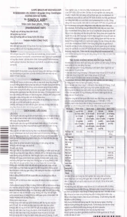 Thuốc Singulair 10mg Organon Pharma điều trị hen dai dẳng từ nhẹ đến trung bình (2 vỉ x 14 viên)