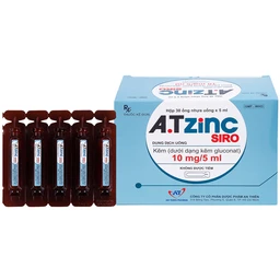 Siro A.Tzinc 10mg/5ml An Thiên phòng ngừa và điều trị thiếu kẽm (30 ống) 1