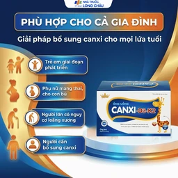 Siro bổ sung canxi & vitamin D3, K2 cho cơ thể Canxi-D3-K2 Kingphar (6 vỉ x 5 ống x 5ml) 4