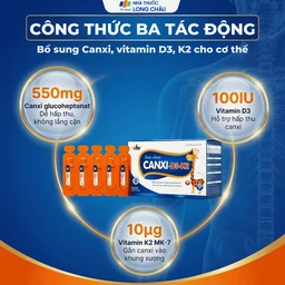 Siro bổ sung canxi & vitamin D3, K2 cho cơ thể Canxi-D3-K2 Kingphar (6 vỉ x 5 ống x 5ml) 3