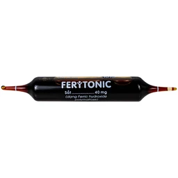 Siro bổ sung sắt Feritonic 40mg Traphaco (2 vỉ x 10 ống)