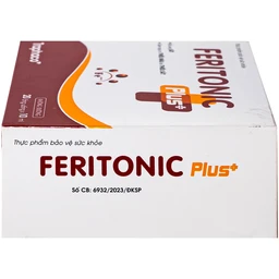 Siro bổ sung sắt Feritonic Plus+ Traphaco (4 vỉ x 5 ống)