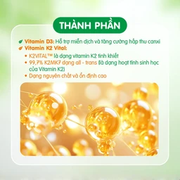 Siro giúp xương răng chắc khỏe, bổ sung vitamin D3 + K2 Brauer Baby & Kids D3 + K2 High Potency MK-7 Drops (10ml)