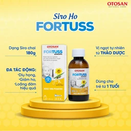 Siro ho Fortuss Otosan 180g hỗ trợ làm dịu cơn ho hiệu quả, bảo vệ niêm mạc 3