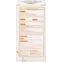 Siro hỗ trợ hấp thu canxi, giúp xương, răng chắc khỏe Nature's Way Kids Smart Drops Vitamin D3+K2 (Hộp 11ml)