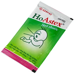 Siro HoAstex OPC điều trị ho, giảm ho trong viêm họng, viêm phế quản (30 gói x 5ml)