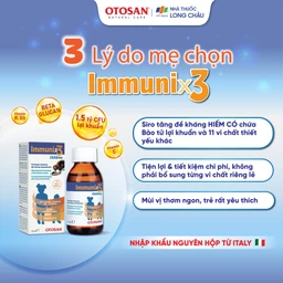 Siro hỗ trợ tăng cường sức đề kháng ở trẻ Immunix3 Otosan (150ml) 2