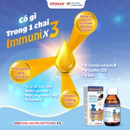 Siro hỗ trợ tăng cường sức đề kháng ở trẻ Immunix3 Otosan (150ml) 3
