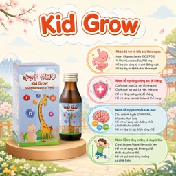 Siro bổ sung chất xơ, tăng cường sức đề kháng cho trẻ KID GROW Kenko (100ml) 3