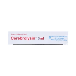 Thuốc tiêm Cerebrolysin 5ml điều trị rối loạn trí nhớ, sa sút trí tuệ (1 vỉ x 5 ống x 5ml)