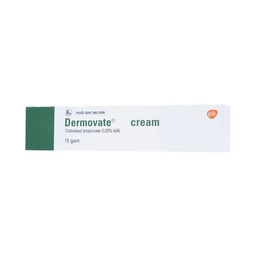 Kem bôi ngoài da Dermovate Cream GSK điều trị vẩy nến, viêm da, lichen phẳng (15g)