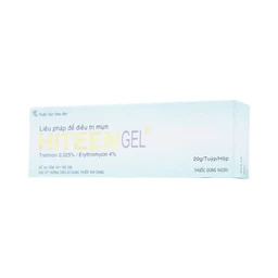 Gel bôi da Hiteen Phil điều trị mụn trứng cá dạng vi u nang hoặc kèm viêm, mụn trứng cá mủ sần (20g)