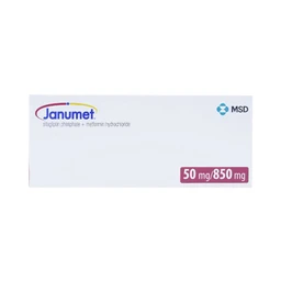Viên nén Janumet 50mg/850mg MSD điều trị đái tháo đường típ 2 (4 vỉ x 7 viên)