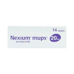 Viên nén Nexium Mups 20mg AstraZeneca điều trị trào ngược dạ dày - thực quản, loét dạ dày (2 vỉ x 7 viên)