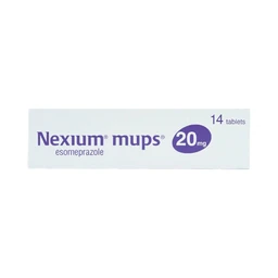 Viên nén Nexium Mups 20mg AstraZeneca điều trị trào ngược dạ dày - thực quản, loét dạ dày (2 vỉ x 7 viên)