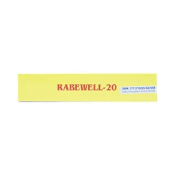Thuốc Rabewell 20mg Madras Pharm điều trị trào ngược dạ dày (3 vỉ x 10 viên)