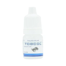 Thuốc nhỏ mắt Tobcol Dược 3-2 điều trị viêm mi mắt, viêm kết mạc (5ml)