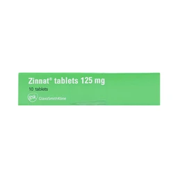 Thuốc Zinnat tablets 125mg GSK điều trị các chứng nhiễm khuẩn (1 vỉ x 10 viên) 5