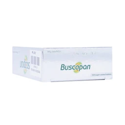 Thuốc Buscopan Boehringer giảm co thắt cơ trơn đường sinh dục, tiết niệu, đường tiêu hóa (5 vỉ x 20 viên)
