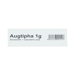 Thuốc Augtipha 1g Tipharco điều trị nhiễm khuẩn (2 vỉ x 10 viên) 